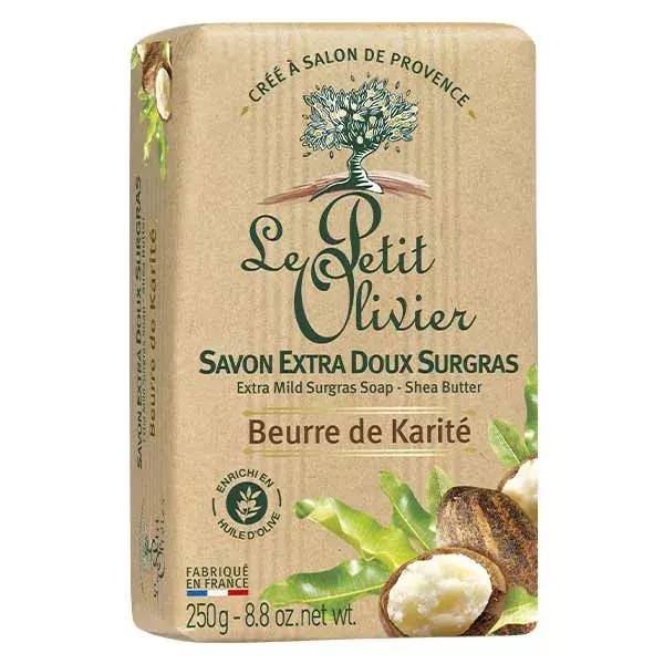 Le Petit Olivier Savon Extra Doux Surgras Beurre de Karité 250g