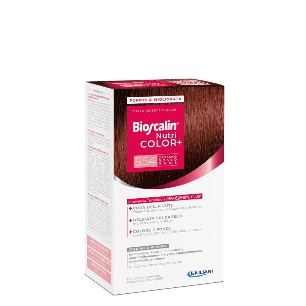 Bioscalin Nutri Color Plus 5.54 Castano Rosso Rame Trattamento Colorante