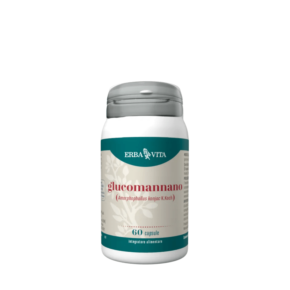 Erba Vita Glucomannano Integratore Intestinale 60 Capsule