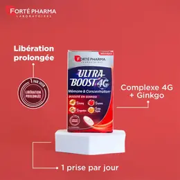 Forté Pharma Ultra Boost 4G Mémoire Concentration Ginkgo 15 comprimés