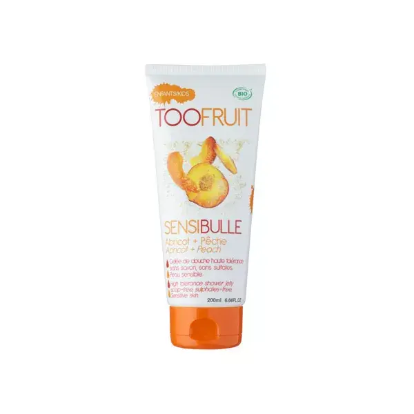 Toofruit Sensibulle Shower Gel Peach + Apricot 200ml