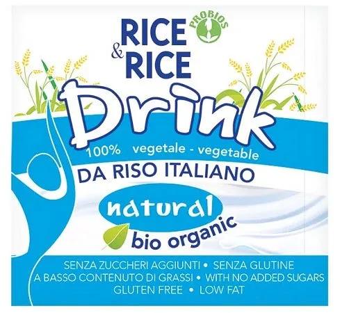 Rice&Rice Drink Bevanda Riso Naturale Biologica 500 ml