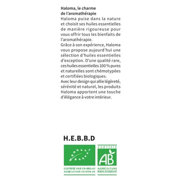 Haloma Aceite Esencial Bergamota Bio 10ml