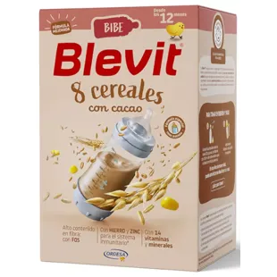 Blevit Bibe 8 Cereais com Cacau +12m 500 gr