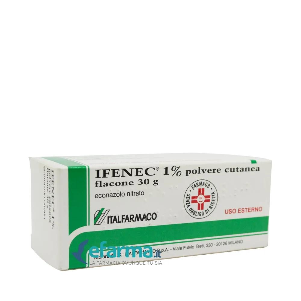 Ifenec 1% Econazolo Nitrato Polvere Cutanea Antimicotica 30g