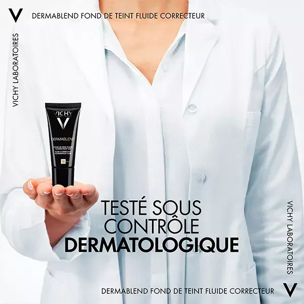 Vichy Dermablend Fond de Teint Fluide Correcteur 16h N°20 Vanilla 30ml