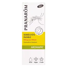 Pranarom Synergies Pour Diffuseur Soirée d'Eté Paisible Bio 10ml