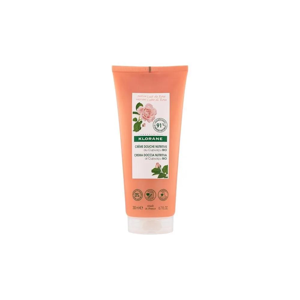 Klorane Crema Doccia Distensivo Latte di Rosa 200 ml