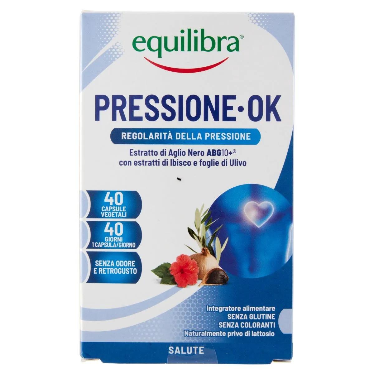 Equilibra Pressione OK Integratore Benessere Cardiovascolare 40 Capsule Vegetali