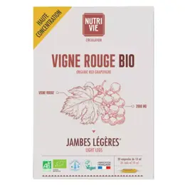 Nutrivie  Vigne Rouge Bio 20 ampoules