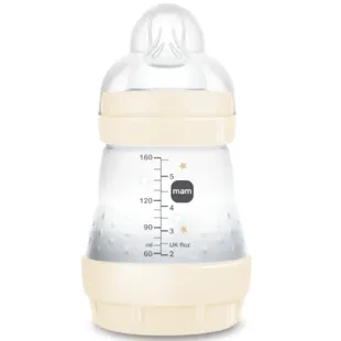 MAM Easy Start Anti-Colic Slow Flow Fles Neutraal Helder 0-2m 160 ml