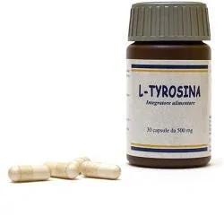 L-Tyrosina Integratore 30 Capsule