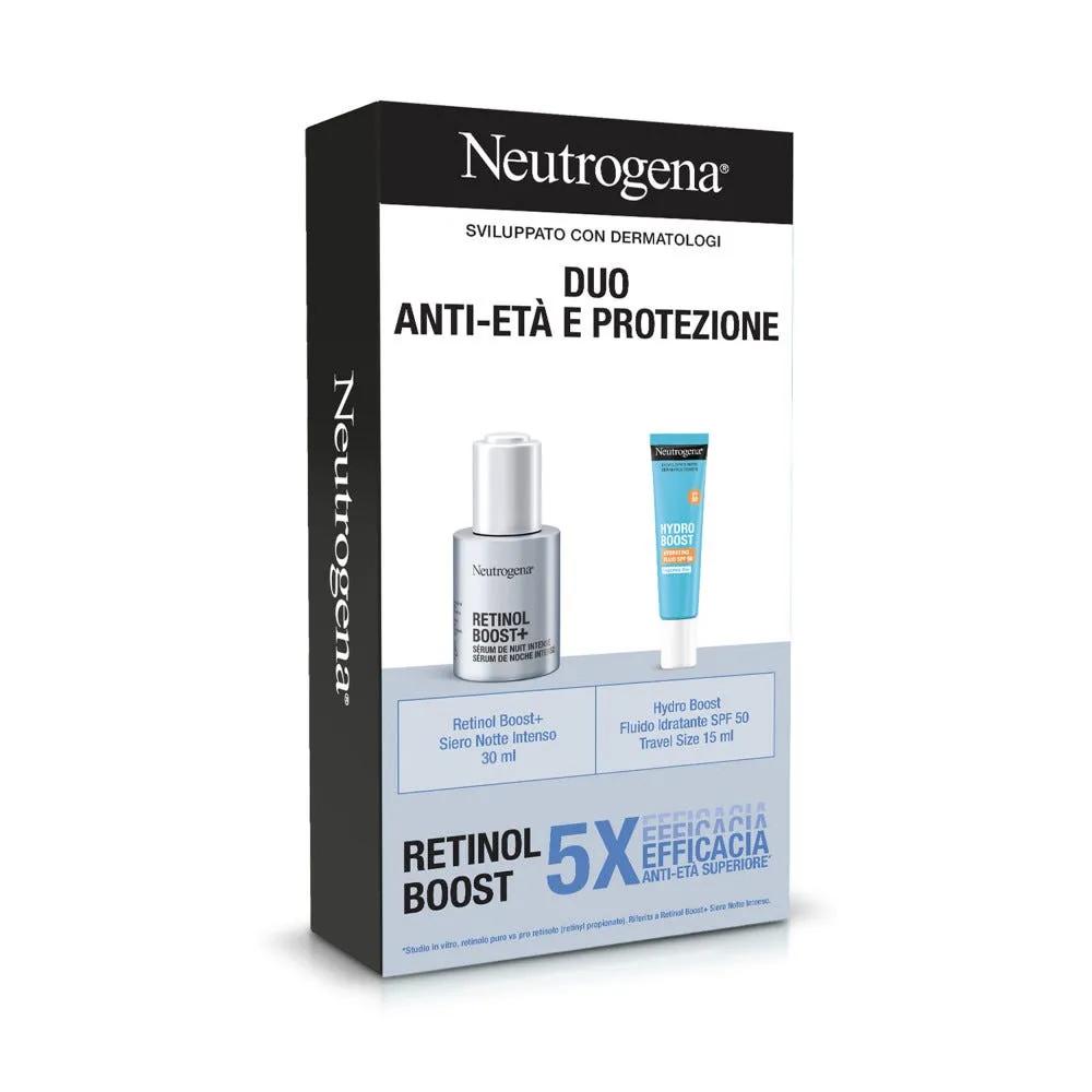 Neutrogena Cofanetto Promo Duo Anti Età e Protezione Retinol 20 ml + Hydro Boost 15 ml