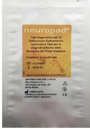 Neuropad Cerotto Per Test Disfunzione Sudomotoria 2 Pezzi