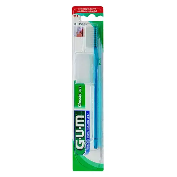 GUM toothbrush soft Classic 3rd row head close ref 311