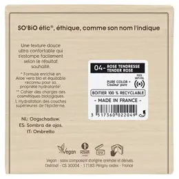 So'Bio Étic Pure Color Fard à Paupières Bio N°04 Rose Tendresse 3g