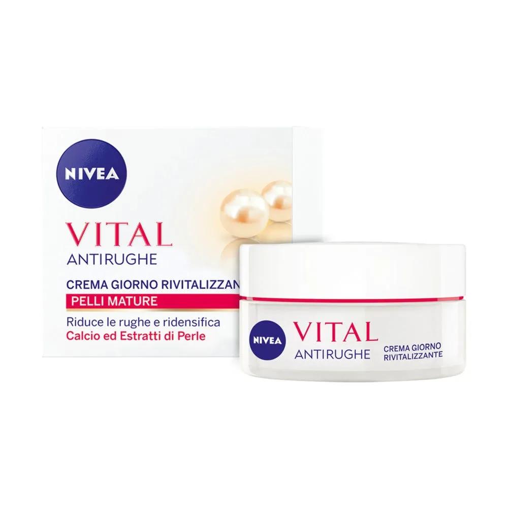 Nivea Vital Antirughe Crema Giorno Rivitalizzante Viso Per Pelli Mature 50 ml