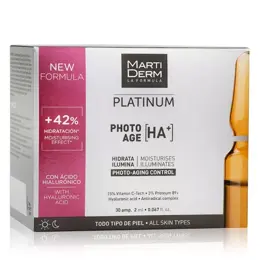 MartiDerm Platinum Photo Âge HA+ 30 ampoules