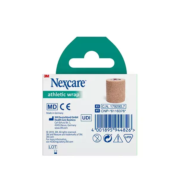 Nexcare™ Bande De Maintien Cohésive Athlétique Beige 5 Cm X 2,3M