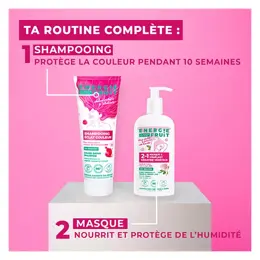 Energie Fruit Cheveux Shampoing Éclat Couleur Vinaigre de Framboise & Fleur de Cerisier 250ml