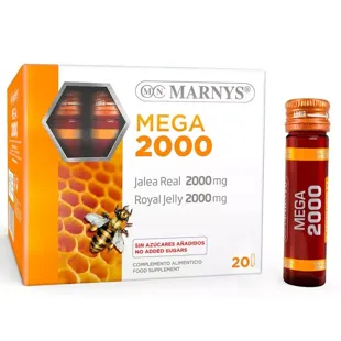 Méga Gelée Royale 2000mg Marnys 20 Flacons