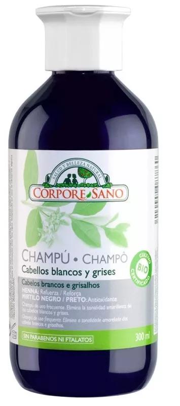 Corpore Sano Champú Henna y Arándanos Cabello Gris y Blanco 300 ml
