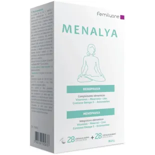 Femilyane Menalya Ménopause 28 Gélules + 28 Gélules Molles