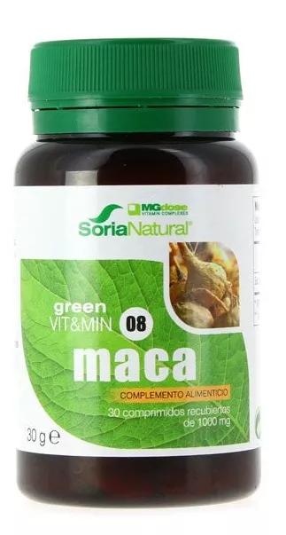 Soria Natural Maca green Vit e Min 30 Comprimidos