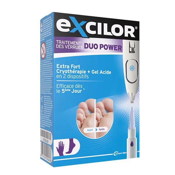Excilor Verrues Duo Power Crioterapia y gel ácido Manos/pies Resultados 5 días