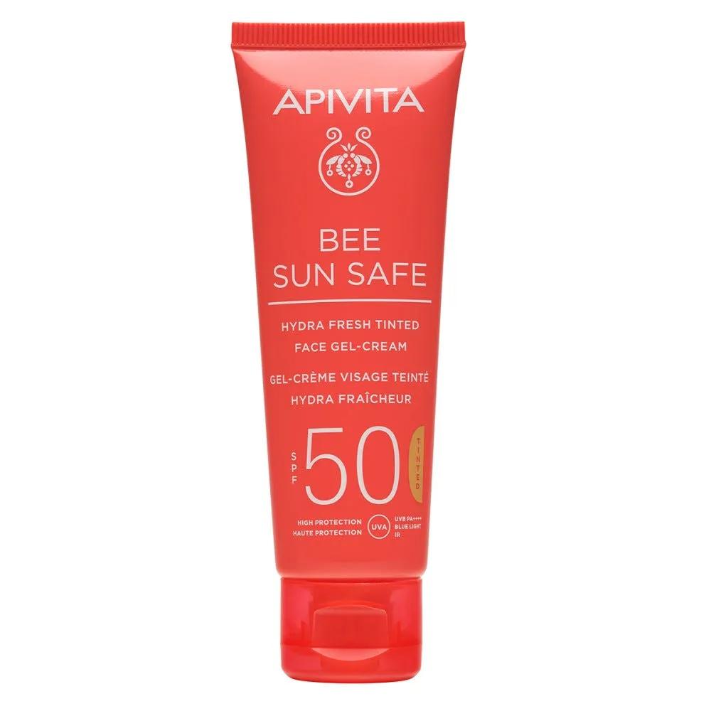 Apivita Bee Sun Safe SPF50 Crema Gel Viso Colorata Hydra Fresh 50 ml