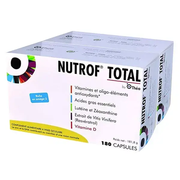 Théa Nutrof Total Lot de 2 x 180 capsules