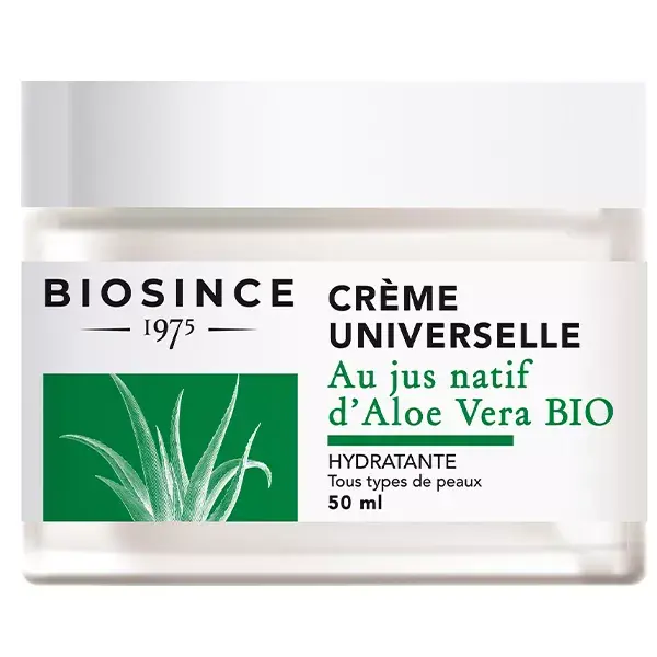 Biosince 1975 Crème Universelle au Jus d'Aloe Vera Bio 50ml