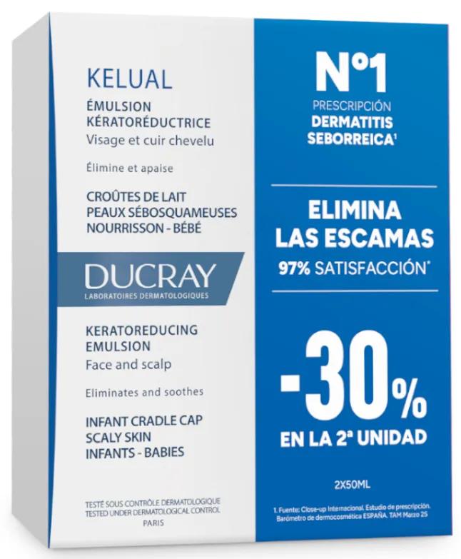 Ducray Pack Kelual Émulsion Croûtes de Lait 2x50 ml