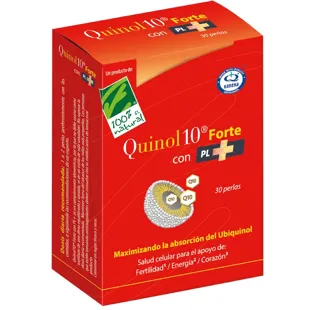 100% Natural Quinol10 FORTE with PL+ 30 Pearls