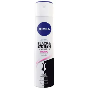 Deodorante spray invisibile nero e bianco Nivea 200ml
