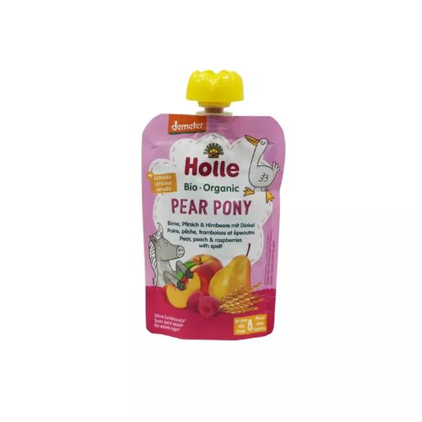 Holle Batido de Pera, Melocotón y Frambuesa 100g