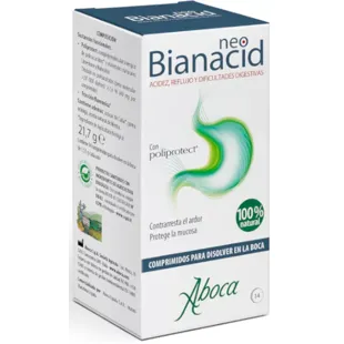 Aboca NeoBianacid Acidité et Reflux 14 Comprimés