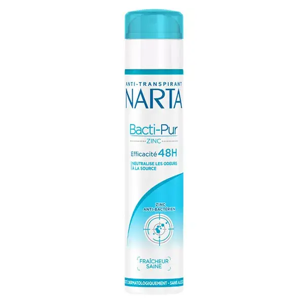 Narta Bacti-Pur Deodorante Spray Donna Anti-Traspirante et Anti-Batterico 48h 200ml