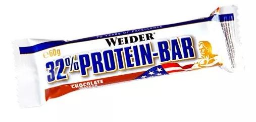 Weider Barra 32% Protein Bar Chocolate 1 ud 60g