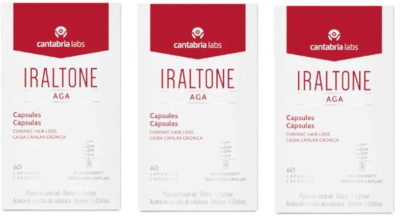 Iraltone AGA Haardichte 3x60 Kapseln