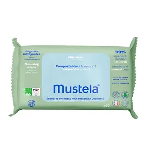 Mustela Salviettine Detergenti Compostabili Profumate 60 unità