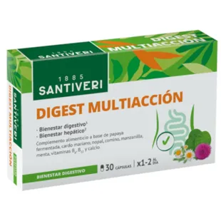 Santiveri Digest Multiacción 30 Cápsulas