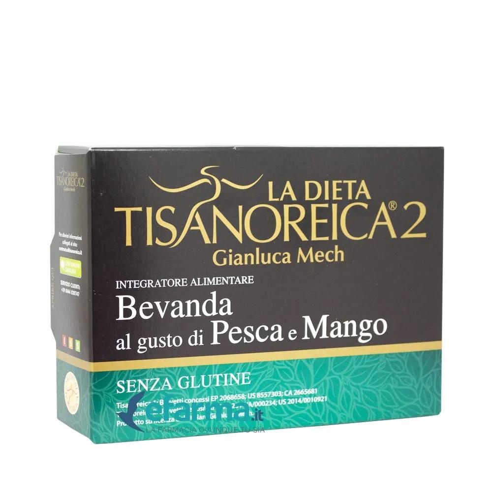 Tisanoreica 2 Bevanda Gusto Pesca Mango 4 Preparati da 29 g