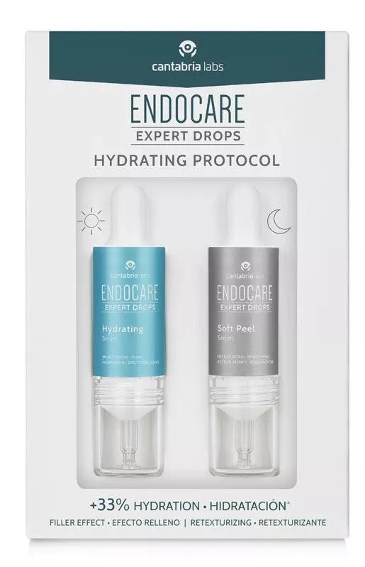 Endocare Expert Drops Protocolo Hidratante Hydrating 10ml + Soft Peel 10ml