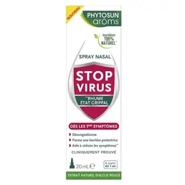 Phytosun Arôms Spray Nasal Rhume Etat Grippal 20ml