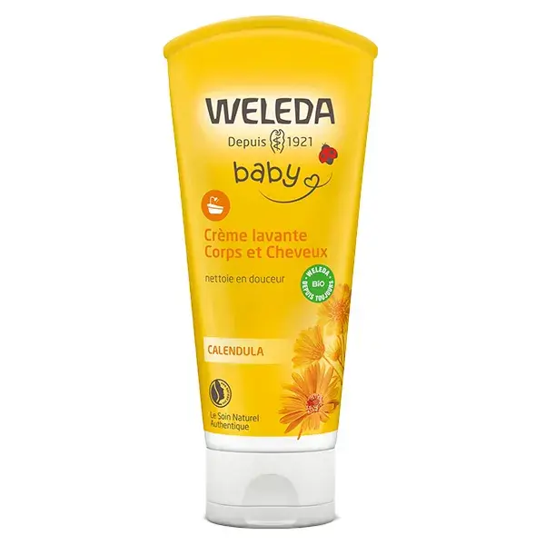 Weleda Baby Calendula Hair and Body Cleansing Cream 200ml