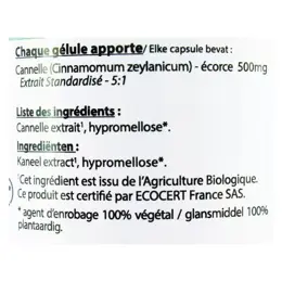 Vit'all+ Cannelle 500mg Bio 80 gélules végétales