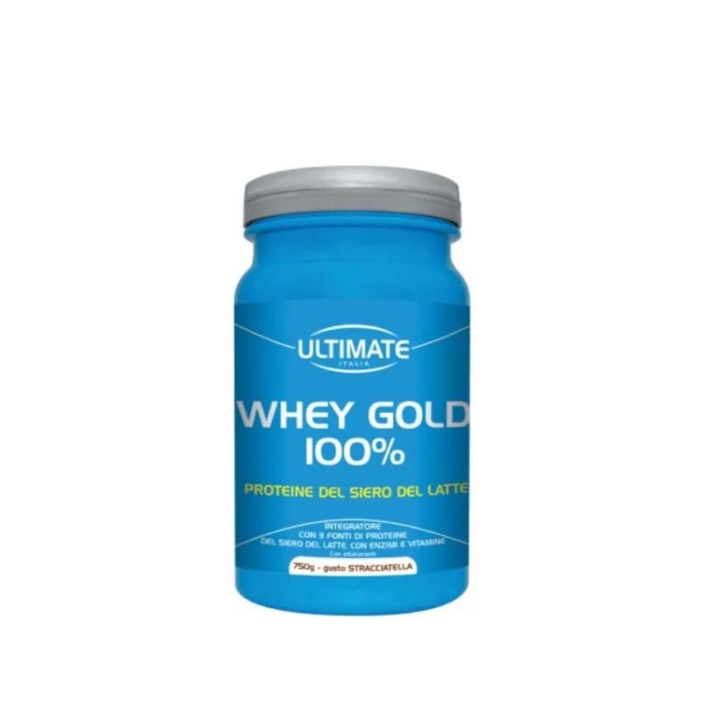 Ultimate Italia Whey Gold 100% Proteine in Polvere Gusto Stracciatella 750 Gr