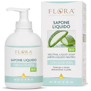 Flora Neutral Liquid Soap for Hands and Body, Very Sensitive People, 250 ml