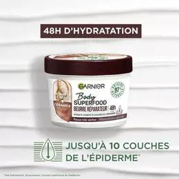 Garnier Body Superfood Beurre Réparateur Cacao Céramide 380ml